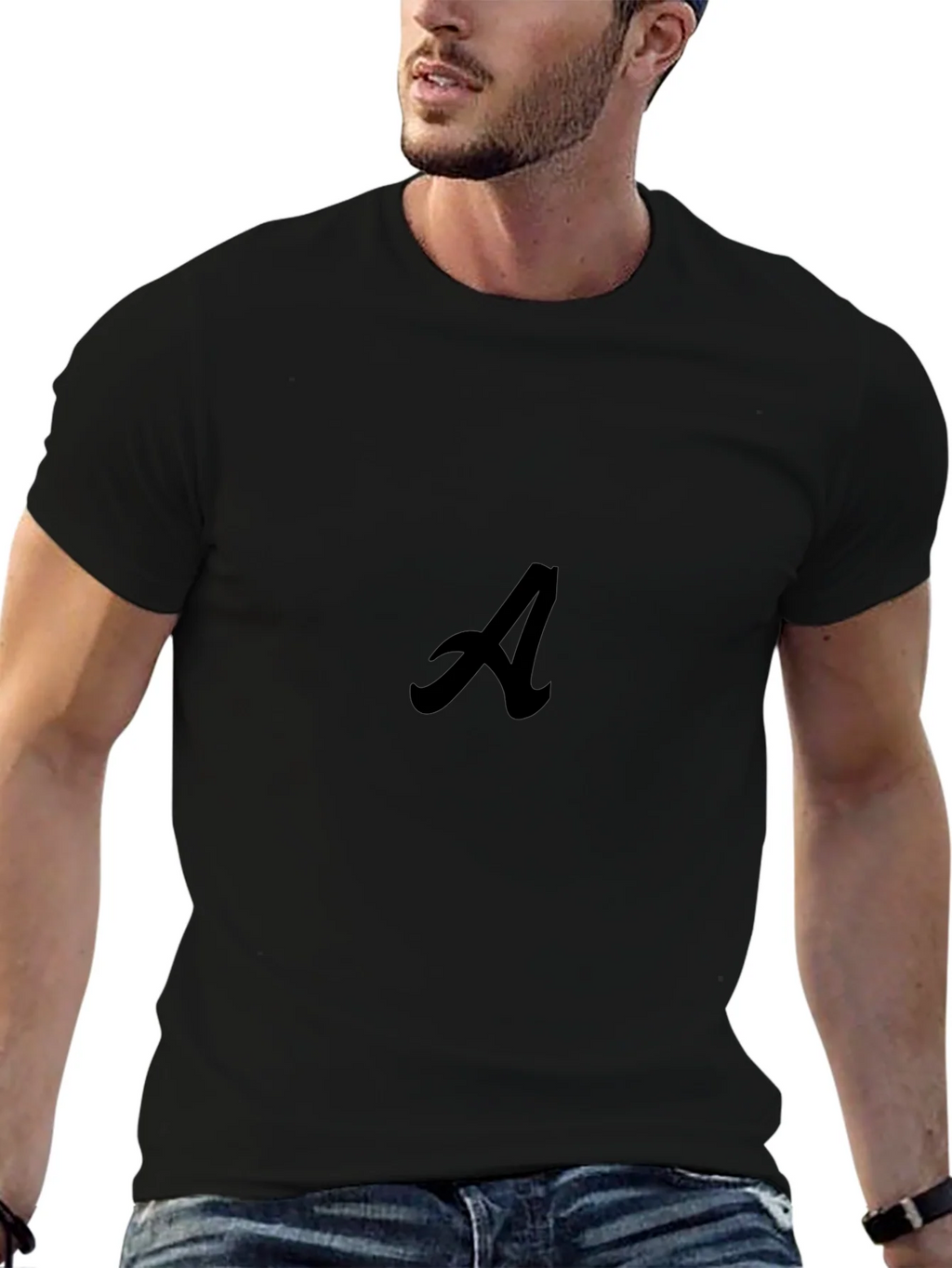 Mens Black Graphic T-Shirt product image 6