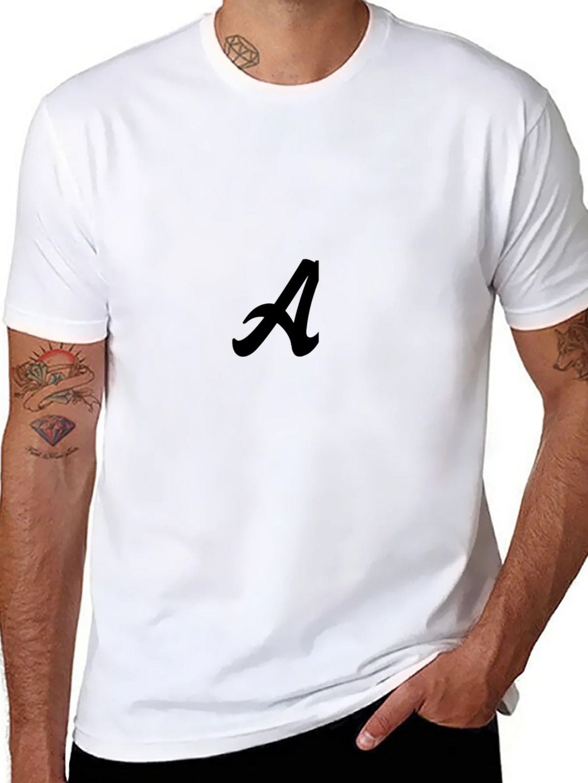 Mens Black Graphic T-Shirt product image 7