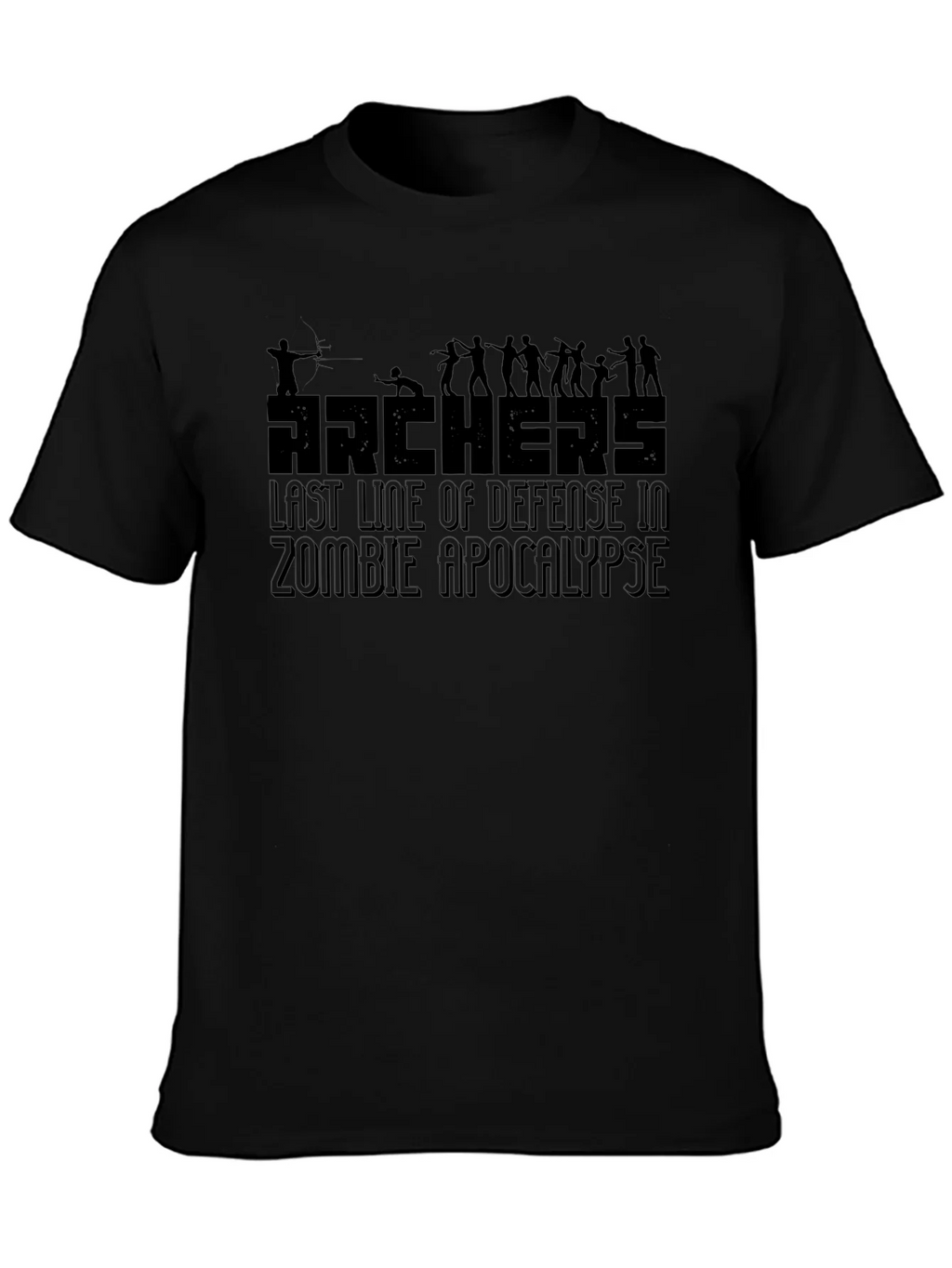 Archers Zombie Apocalypse Defense Graphic Tee product image 2