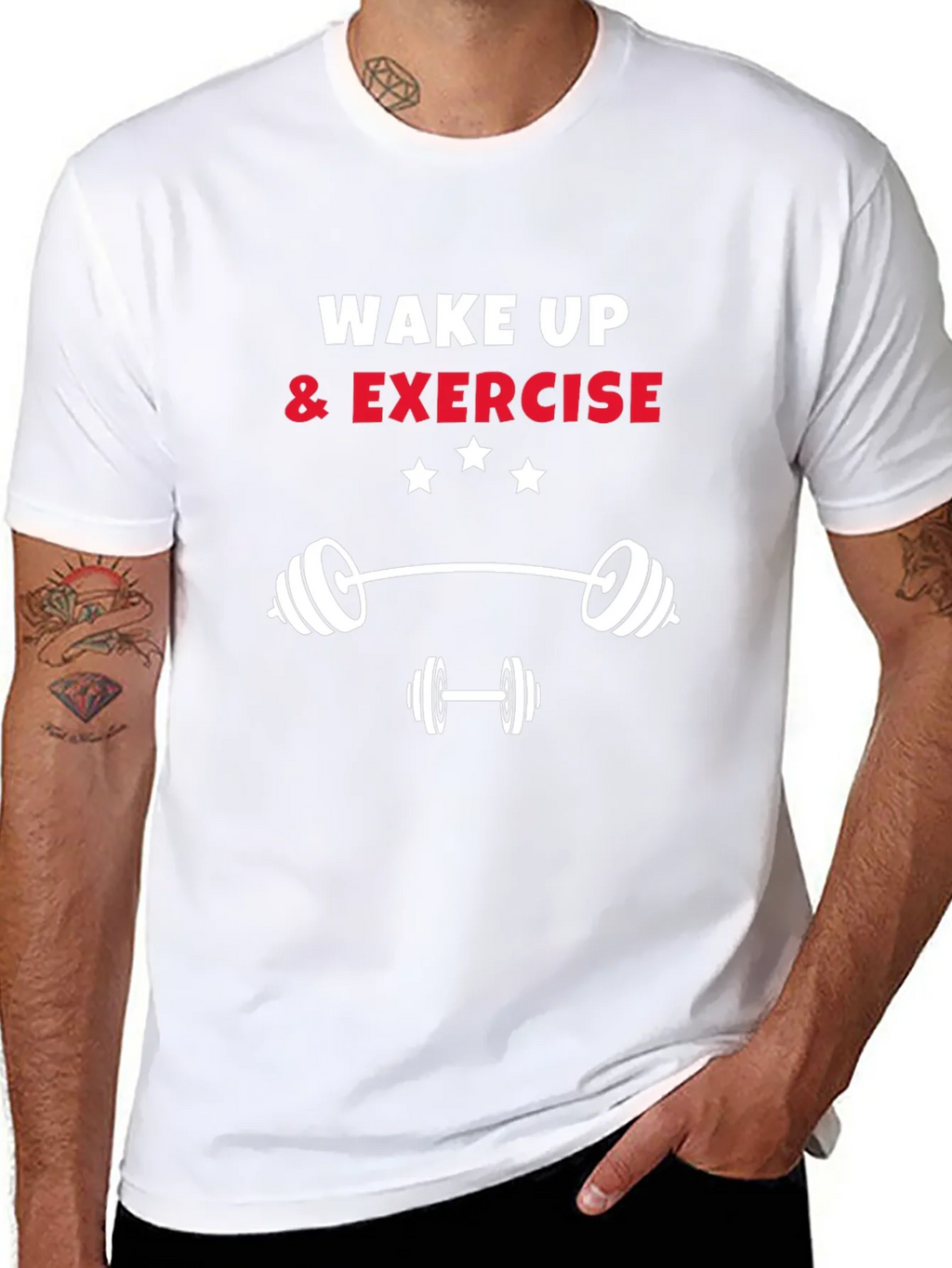 Wake Up and Exercise Graphic Tee product image 7