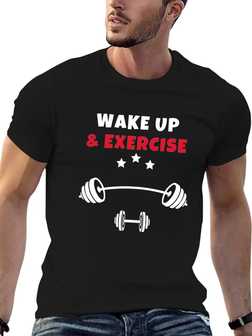 Wake Up and Exercise Graphic Tee product image 6