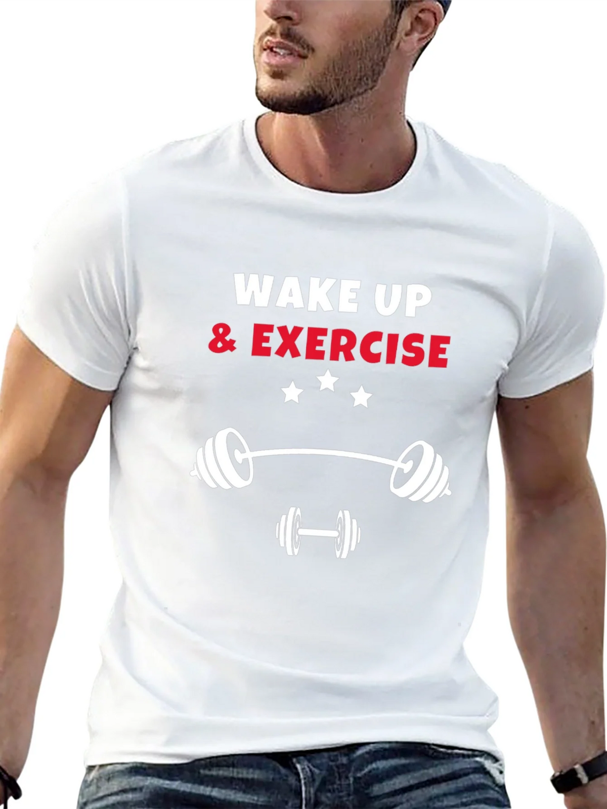 Wake Up and Exercise Graphic Tee product image 12