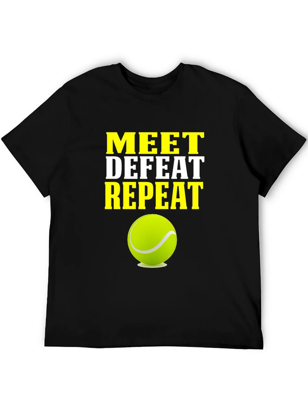 Meet Defeat Repeat Tennis T-Shirt product image 5