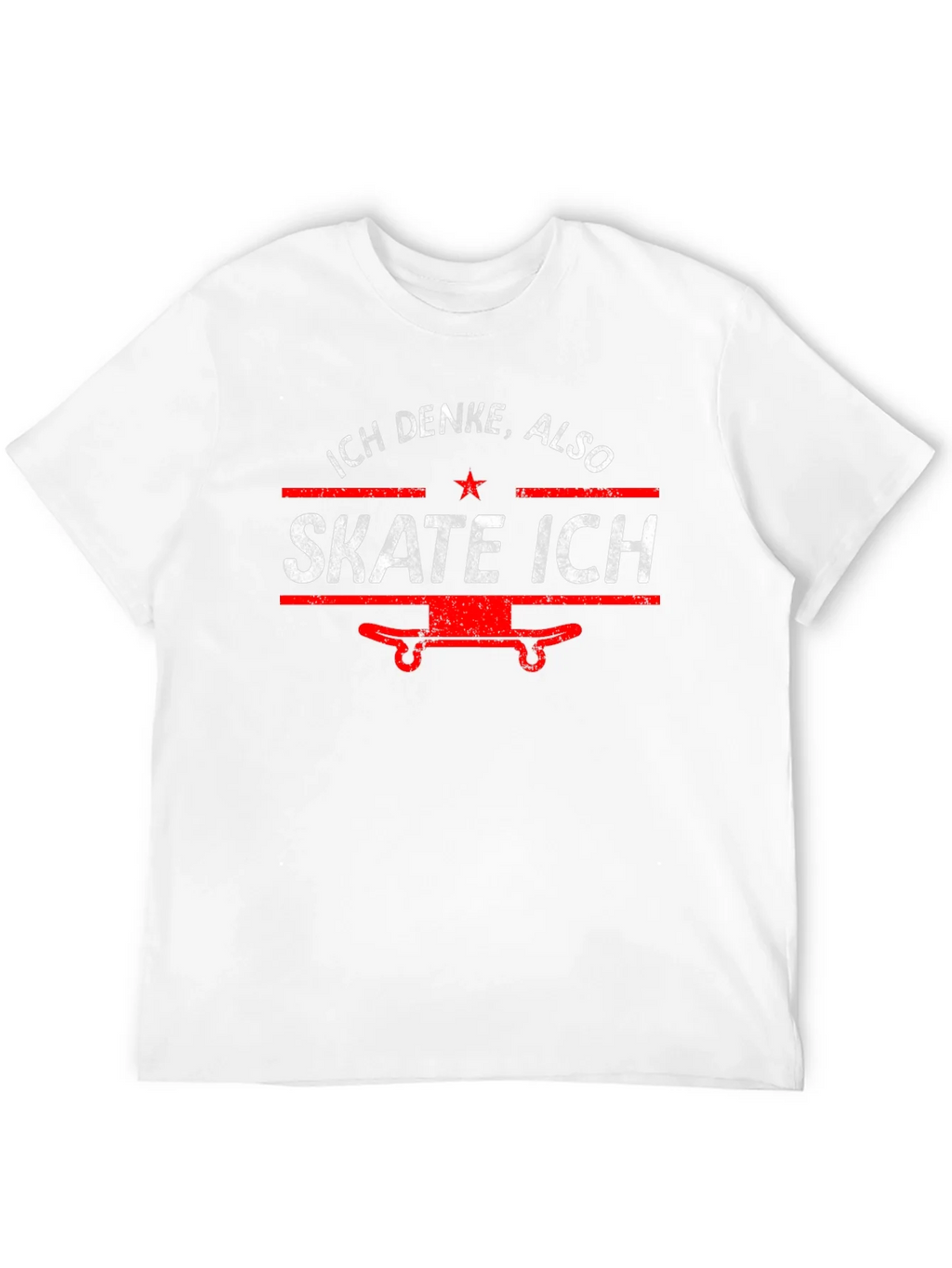 Ich Denke Also Skate T-Shirt product image 11