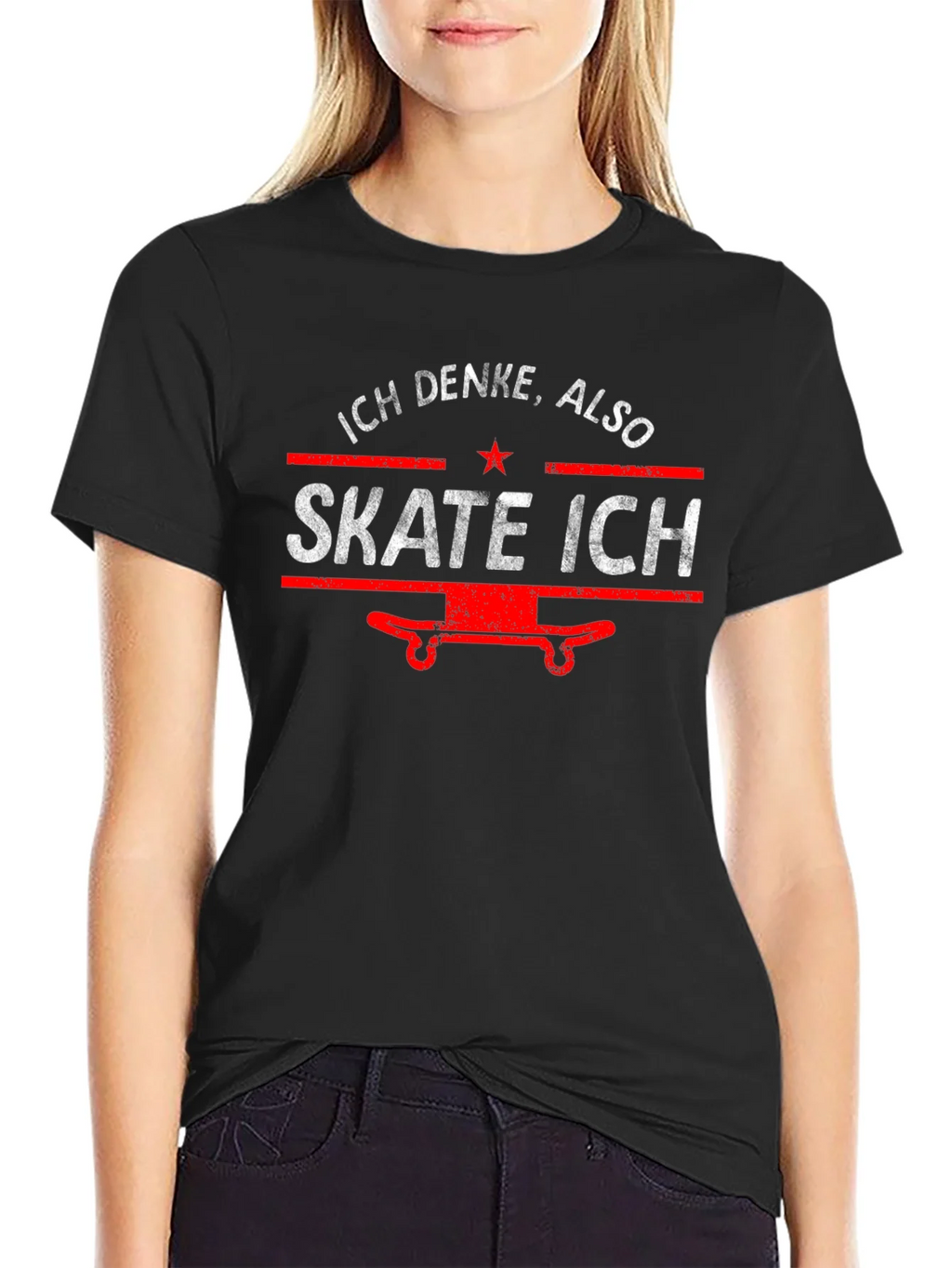 Ich Denke Also Skate T-Shirt product image 2