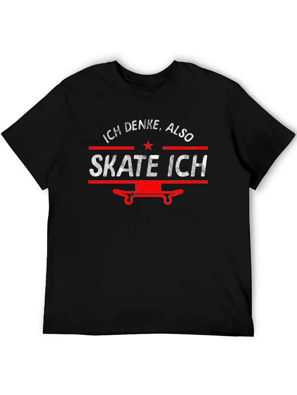 Ich Denke Also Skate T-Shirt product image 5