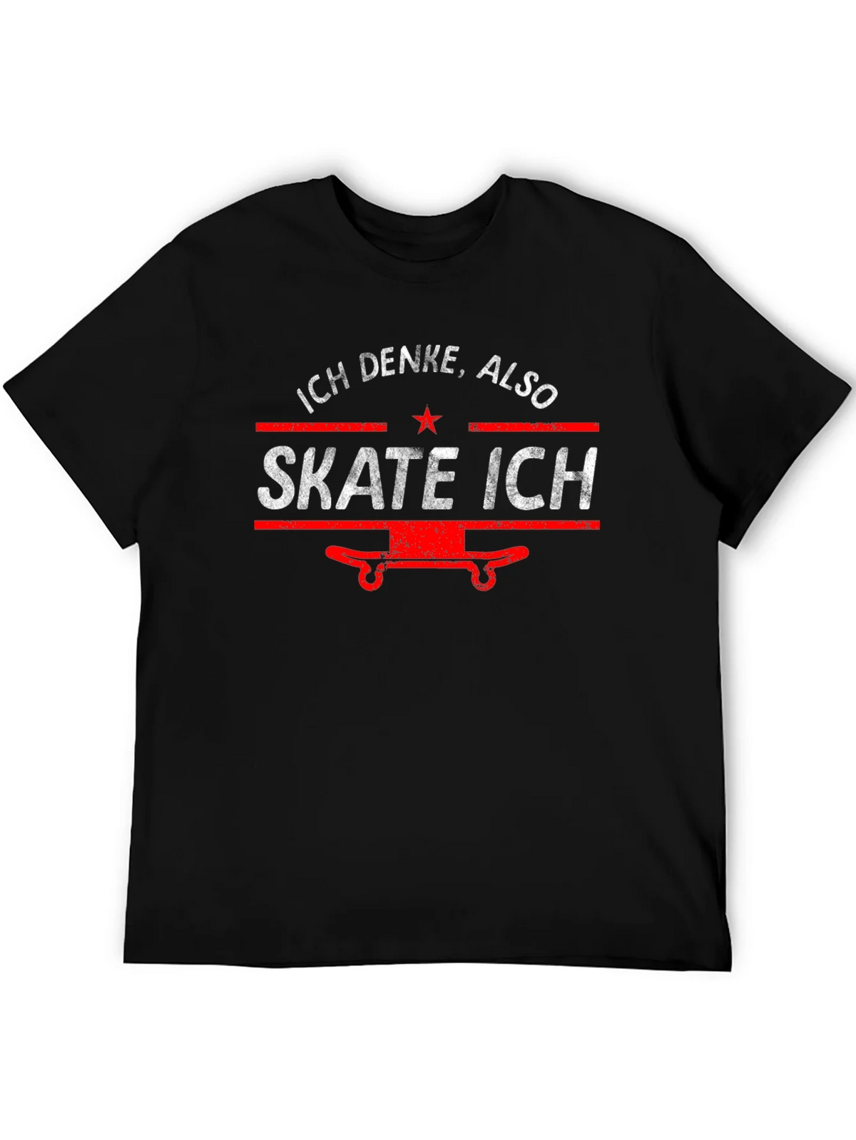 Ich Denke Also Skate T-Shirt product image 5