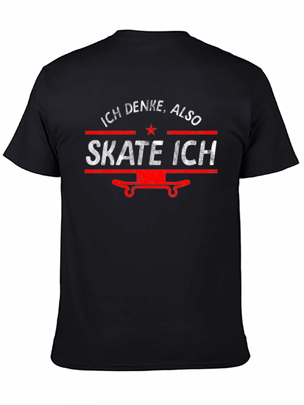 Ich Denke Also Skate T-Shirt product image 4