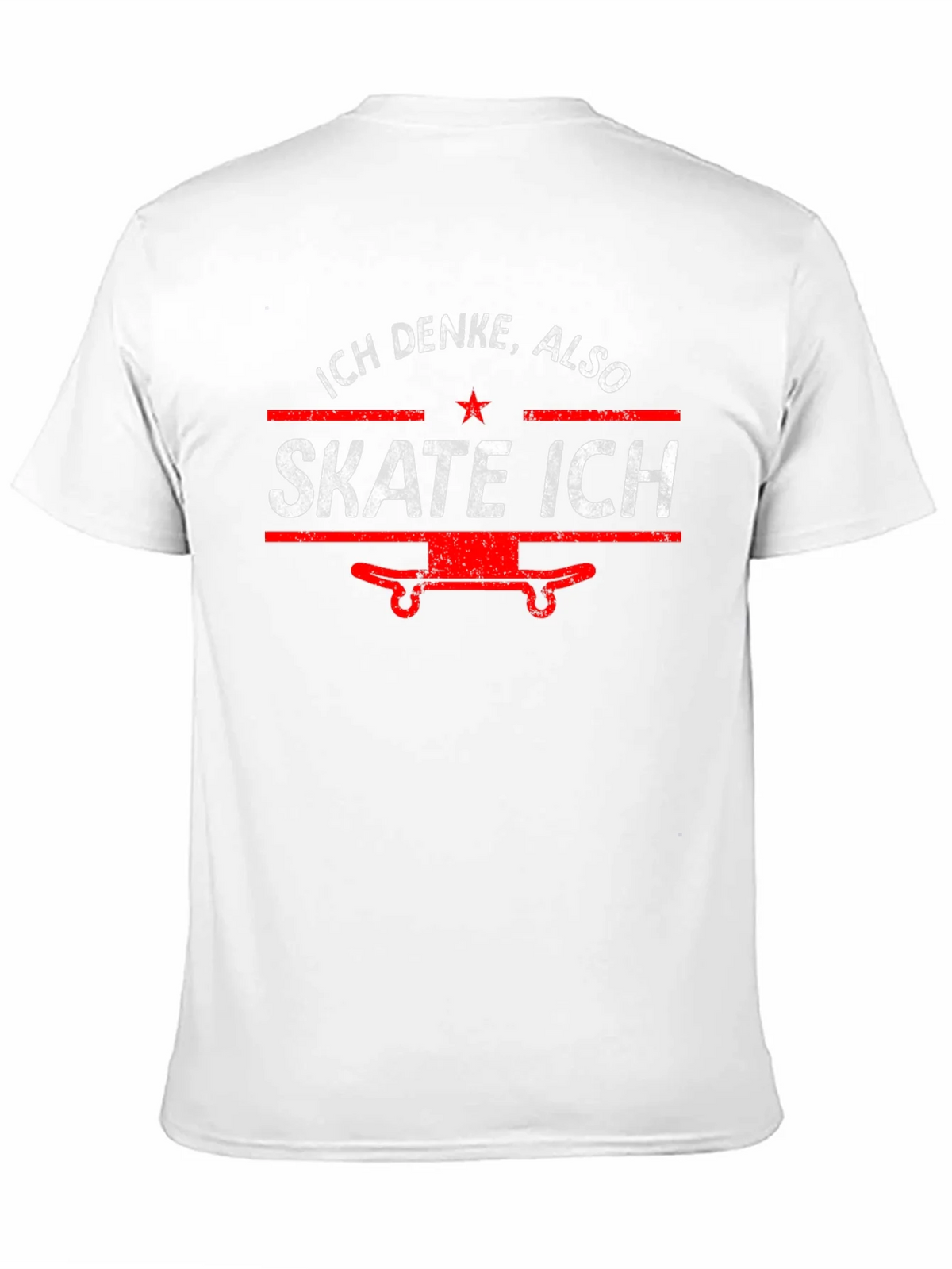 Ich Denke Also Skate T-Shirt product image 10