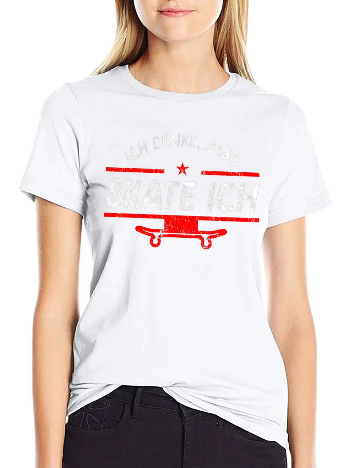Ich Denke Also Skate T-Shirt product image 8