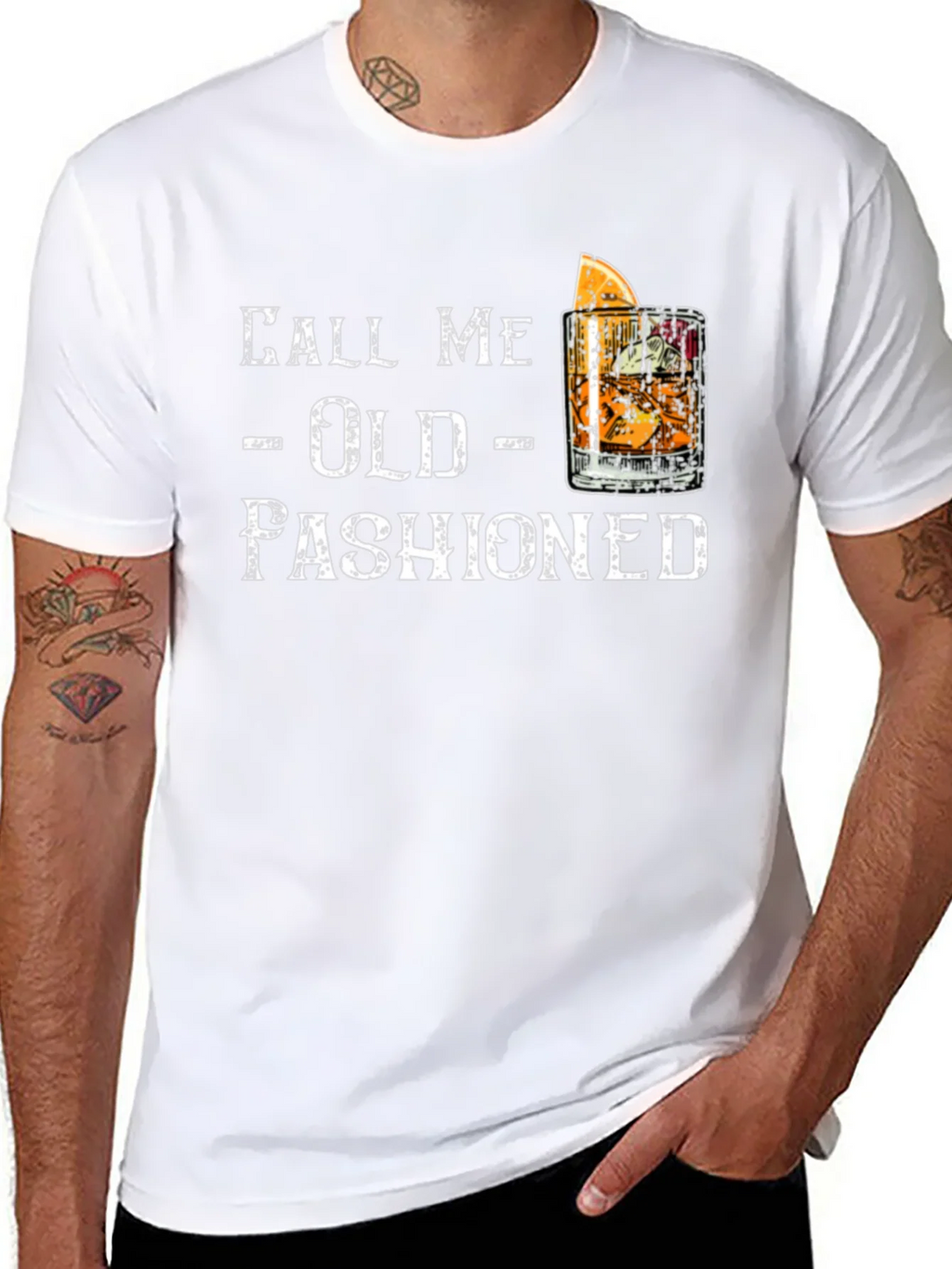 Call Me Old Fashioned Graphic Tee - Black product image 7