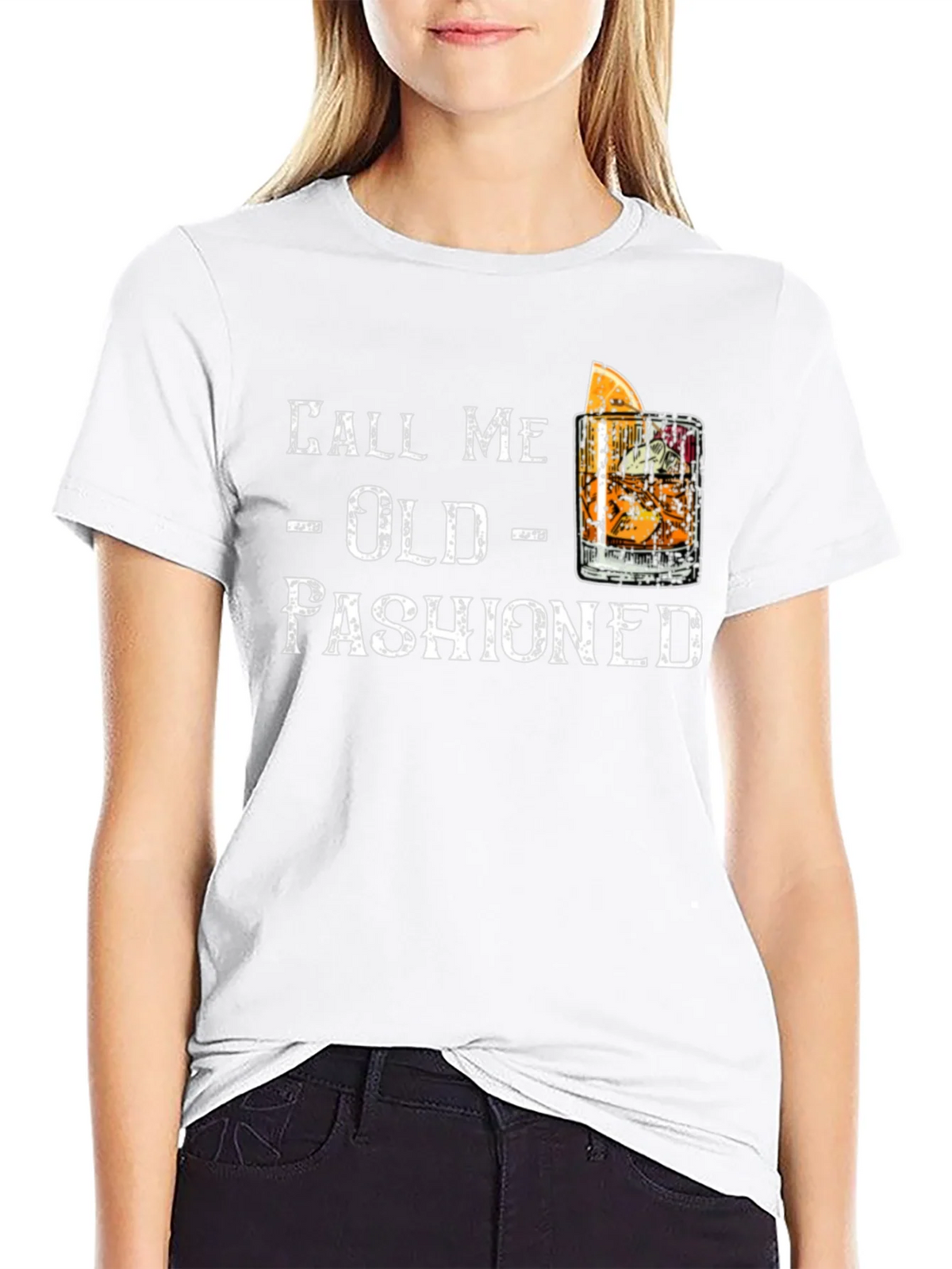 Call Me Old Fashioned Graphic Tee - Black product image 8