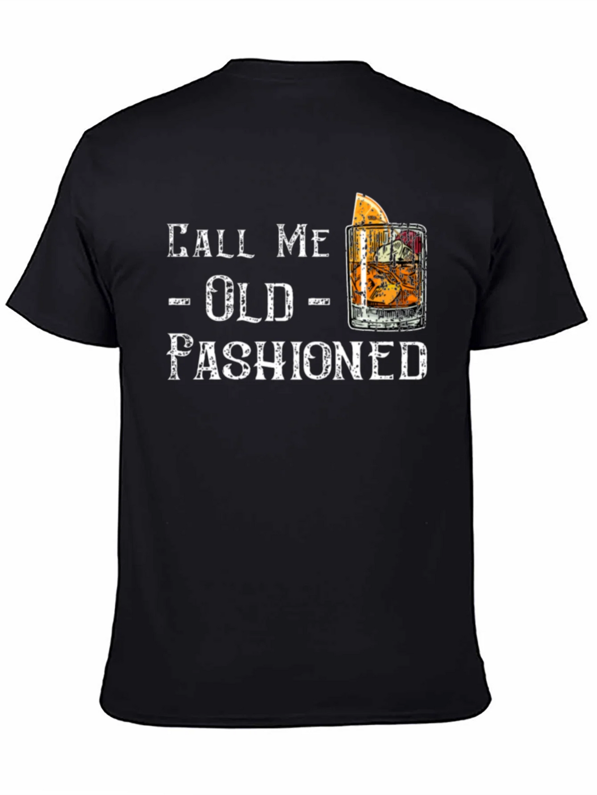Call Me Old Fashioned Graphic Tee - Black product image 4