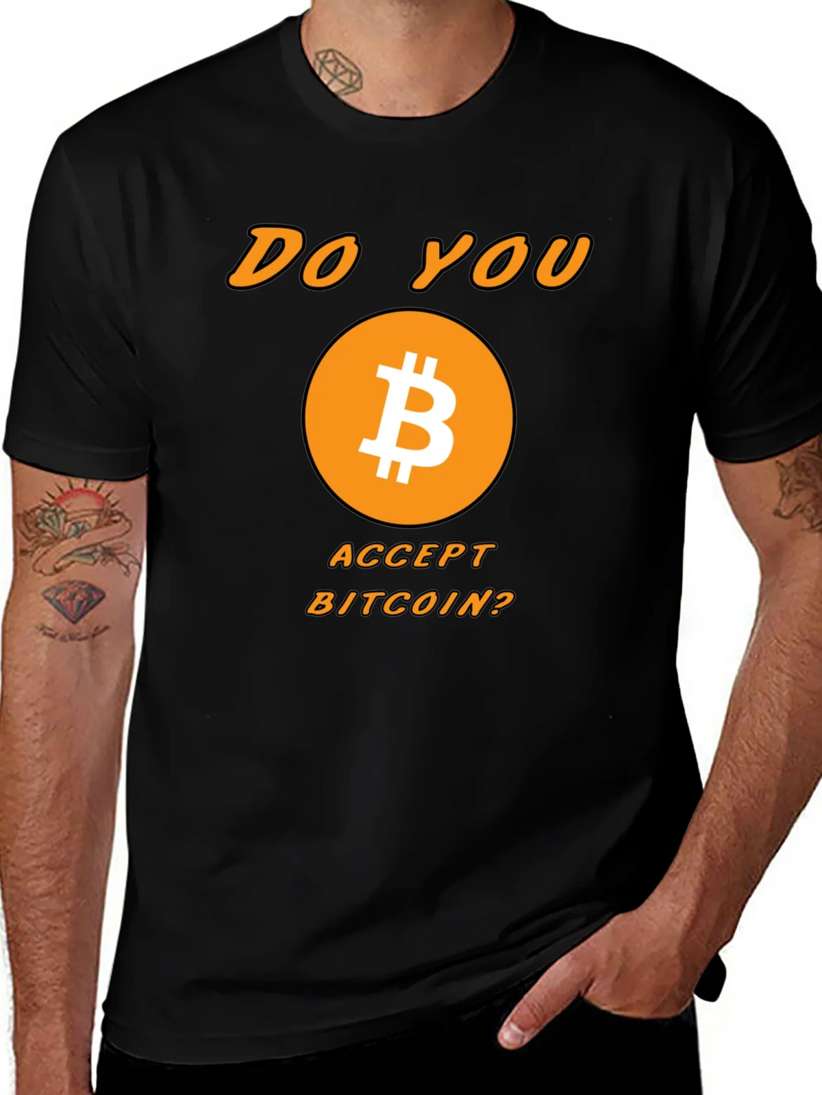 Bitcoin Crypto T-Shirt - Do You Accept product image 1