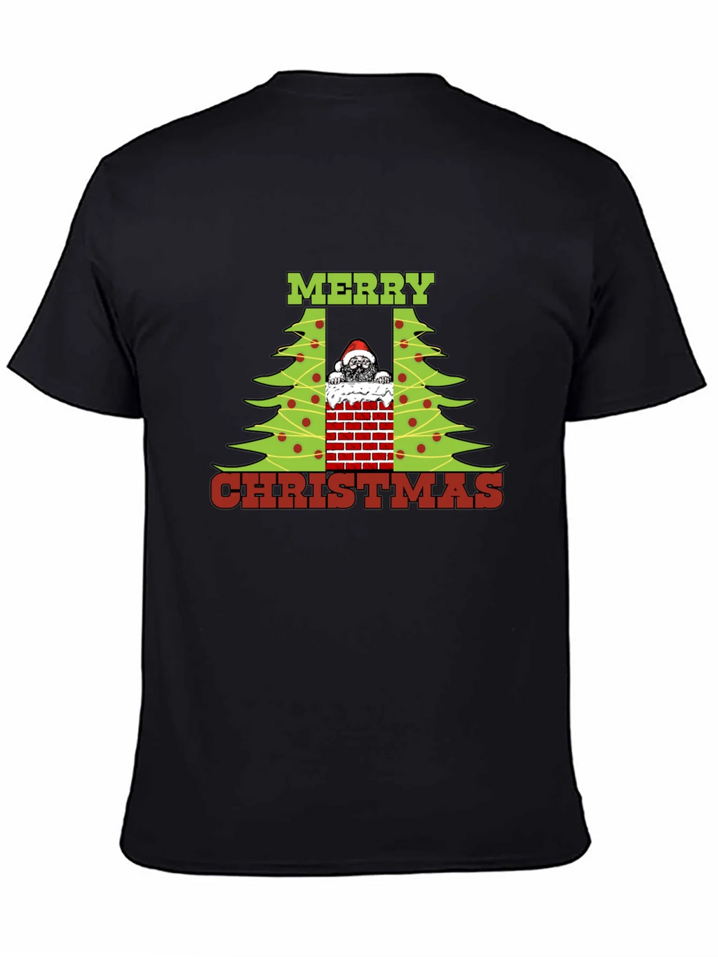Merry Christmas Dog Chimney T-Shirt