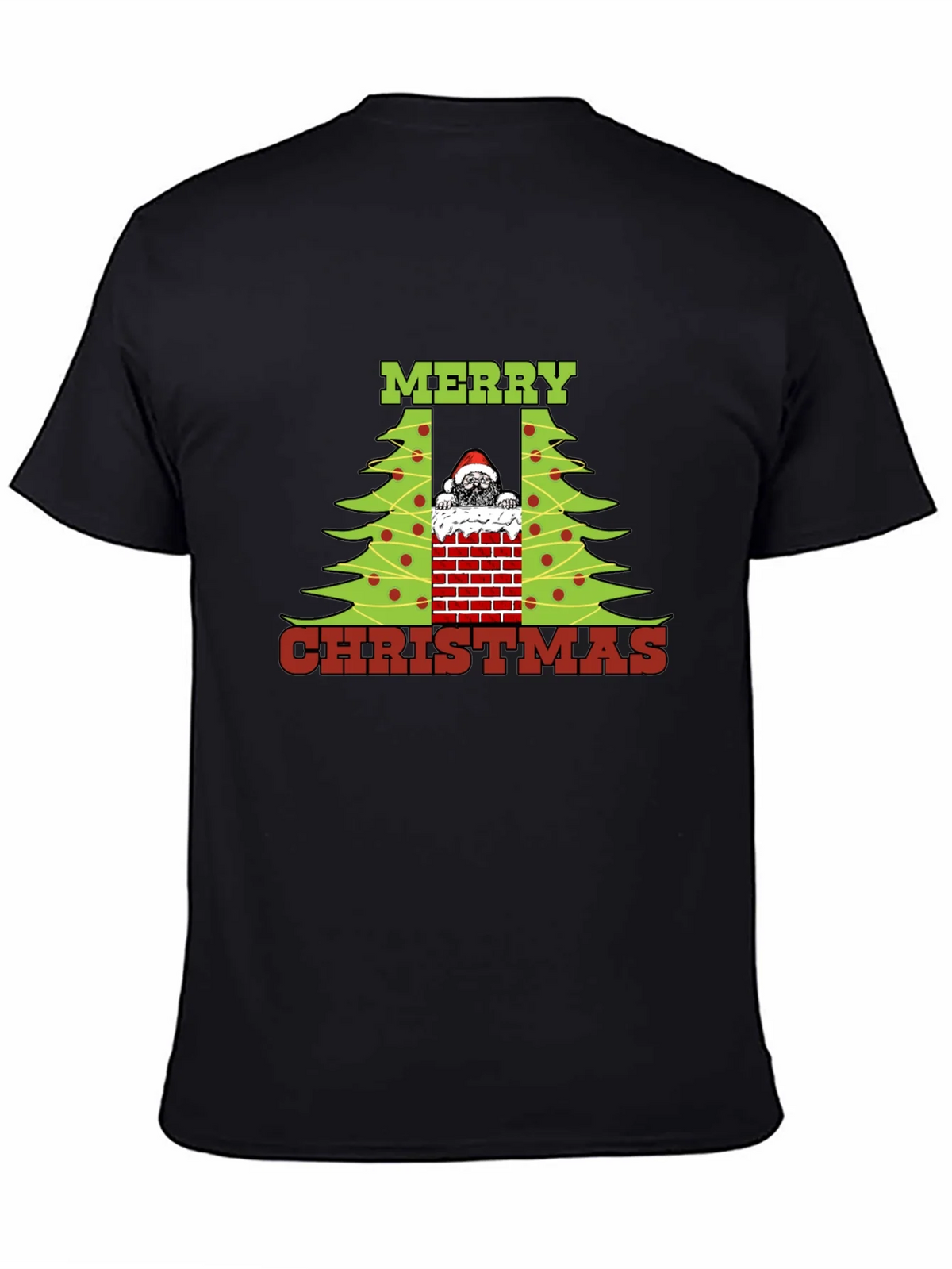 Merry Christmas Dog Chimney T-Shirt