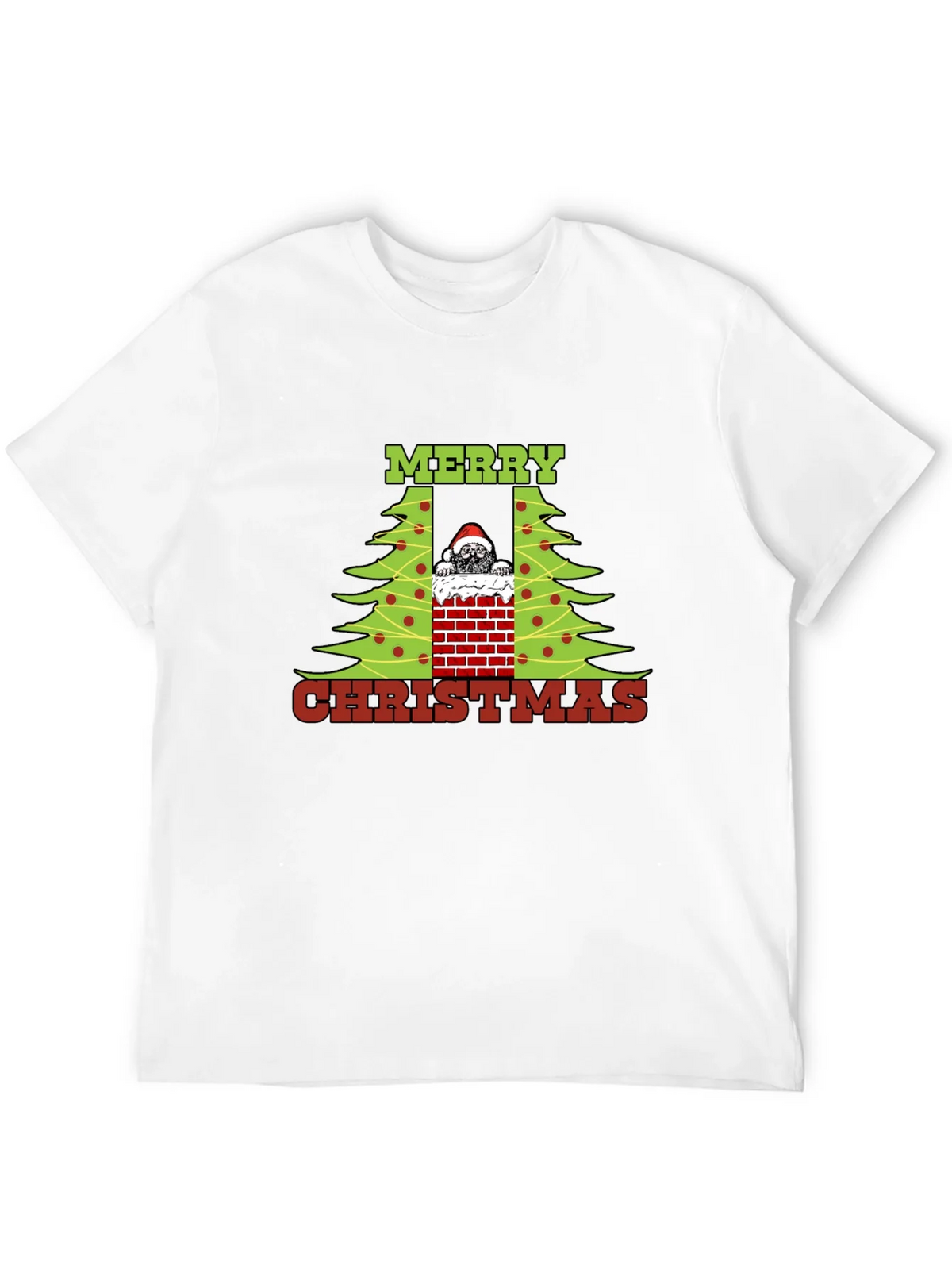 Merry Christmas Dog Chimney T-Shirt