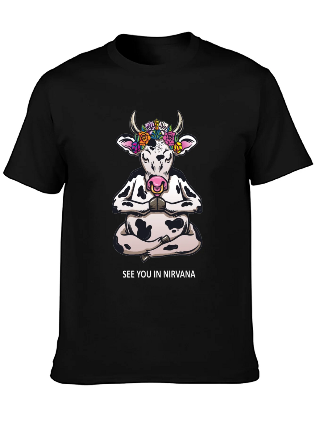 Yoga Cow T-Shirt - See You In Nirvana product image 1