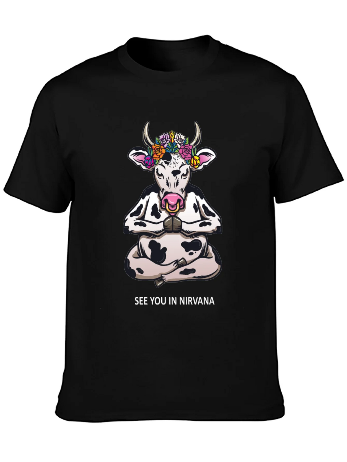 Yoga Cow T-Shirt - See You In Nirvana product image 1