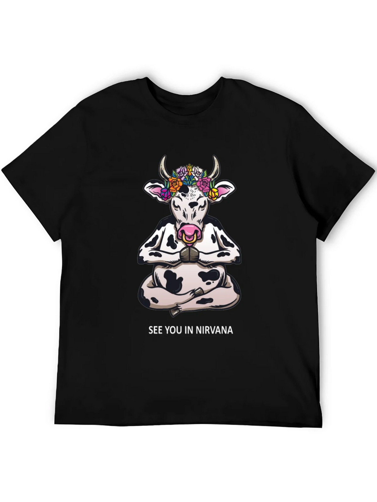 Yoga Cow T-Shirt - See You In Nirvana product image 2