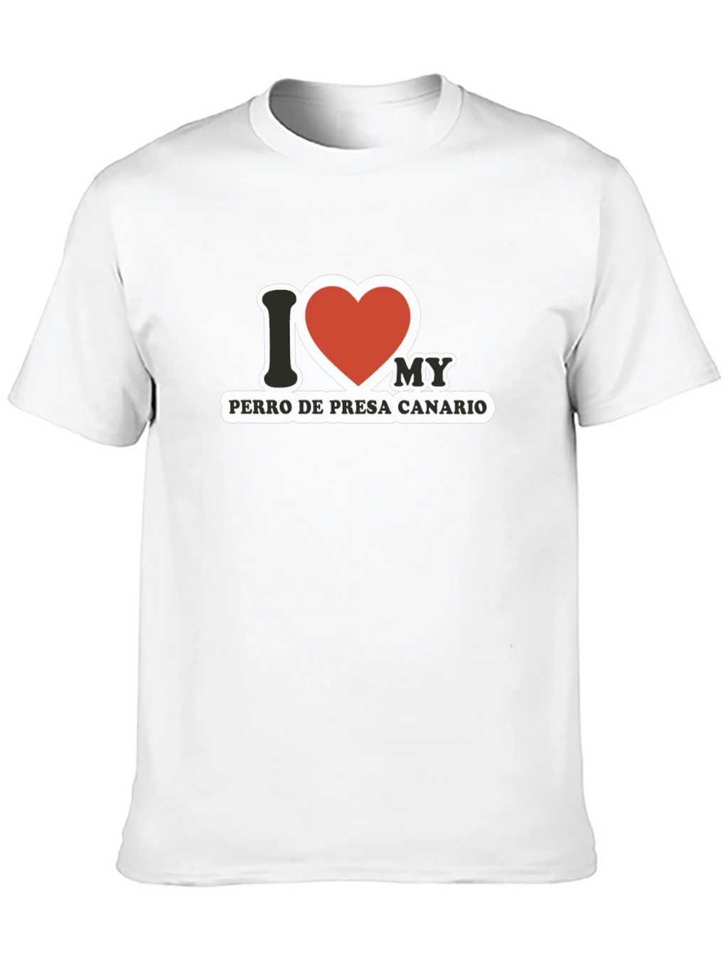 I Love My Perro De Presa Canario T-Shirt product image 5