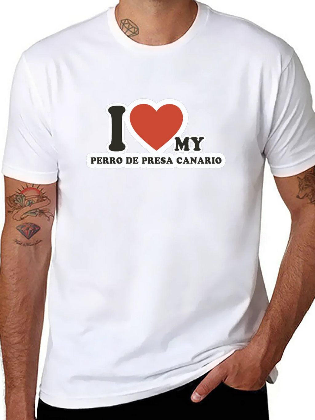 I Love My Perro De Presa Canario T-Shirt product image 4