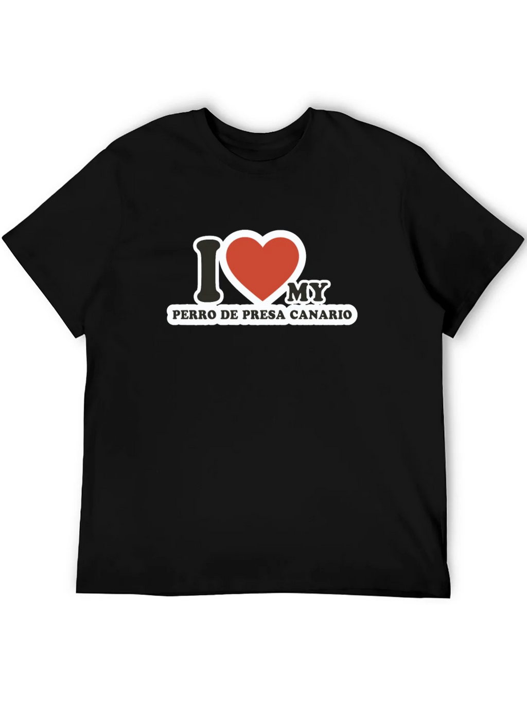 I Love My Perro De Presa Canario T-Shirt product image 3
