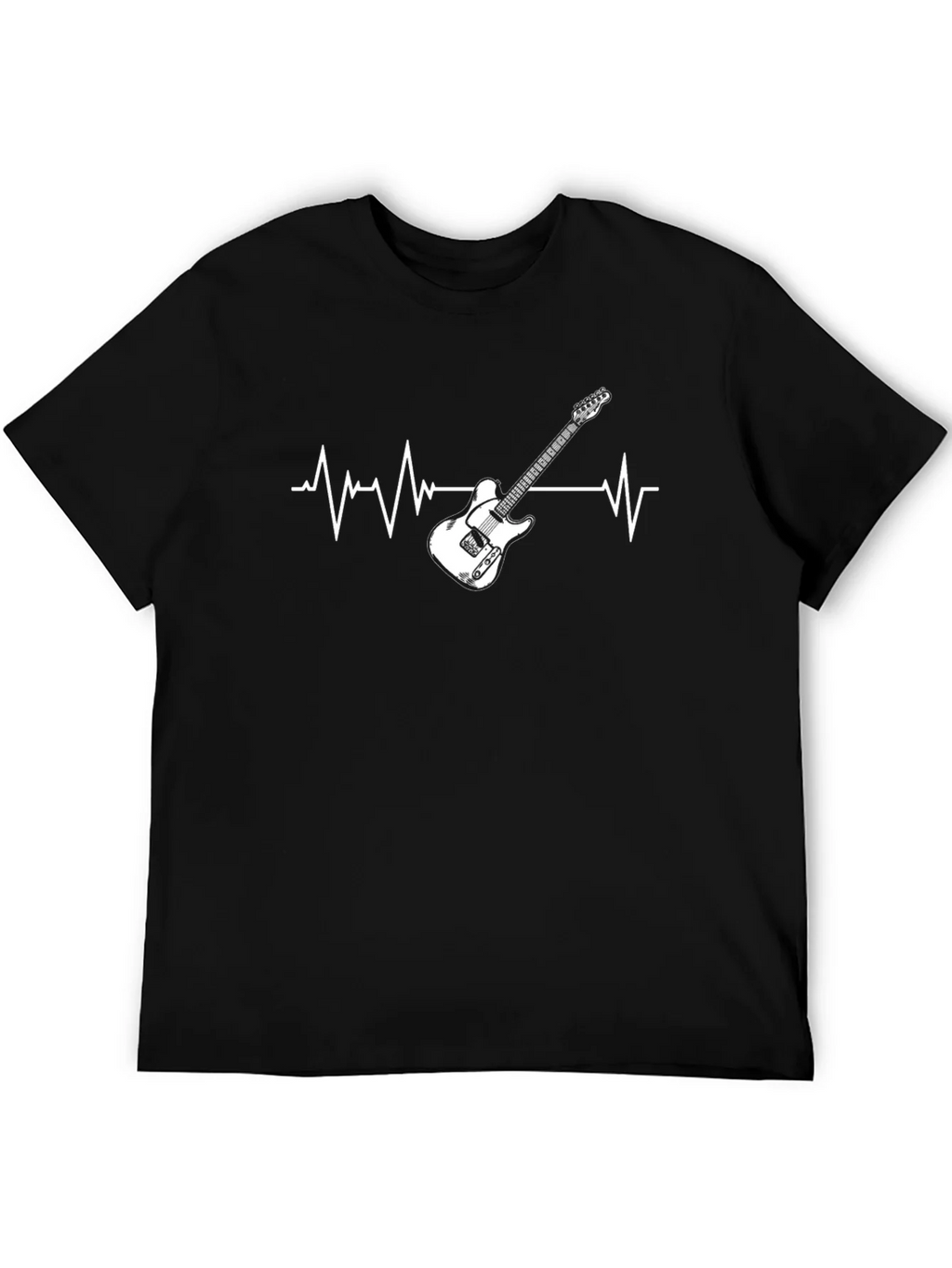 Guitar Heartbeat Graphic T-Shirt product image 5