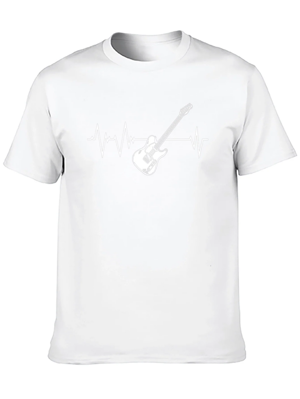 Guitar Heartbeat Graphic T-Shirt product image 9