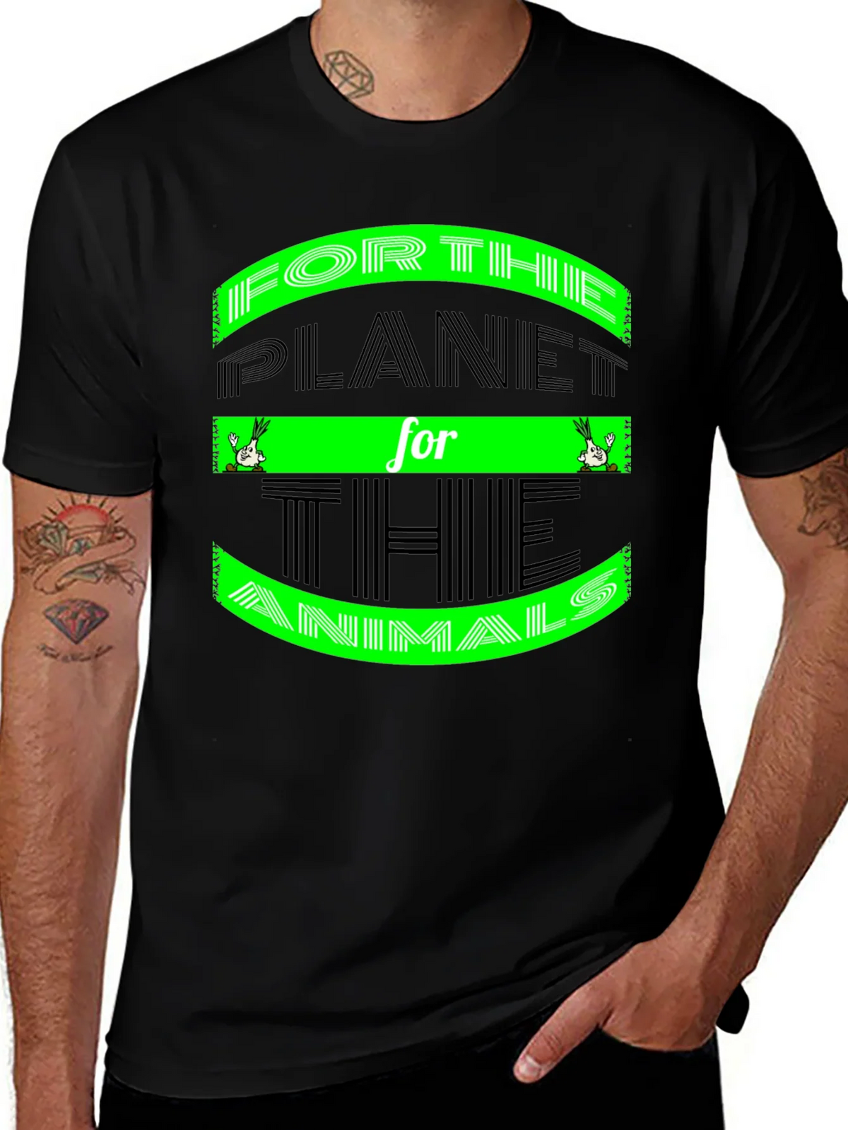 For The Planet & Animals Graphic Tee product image 1