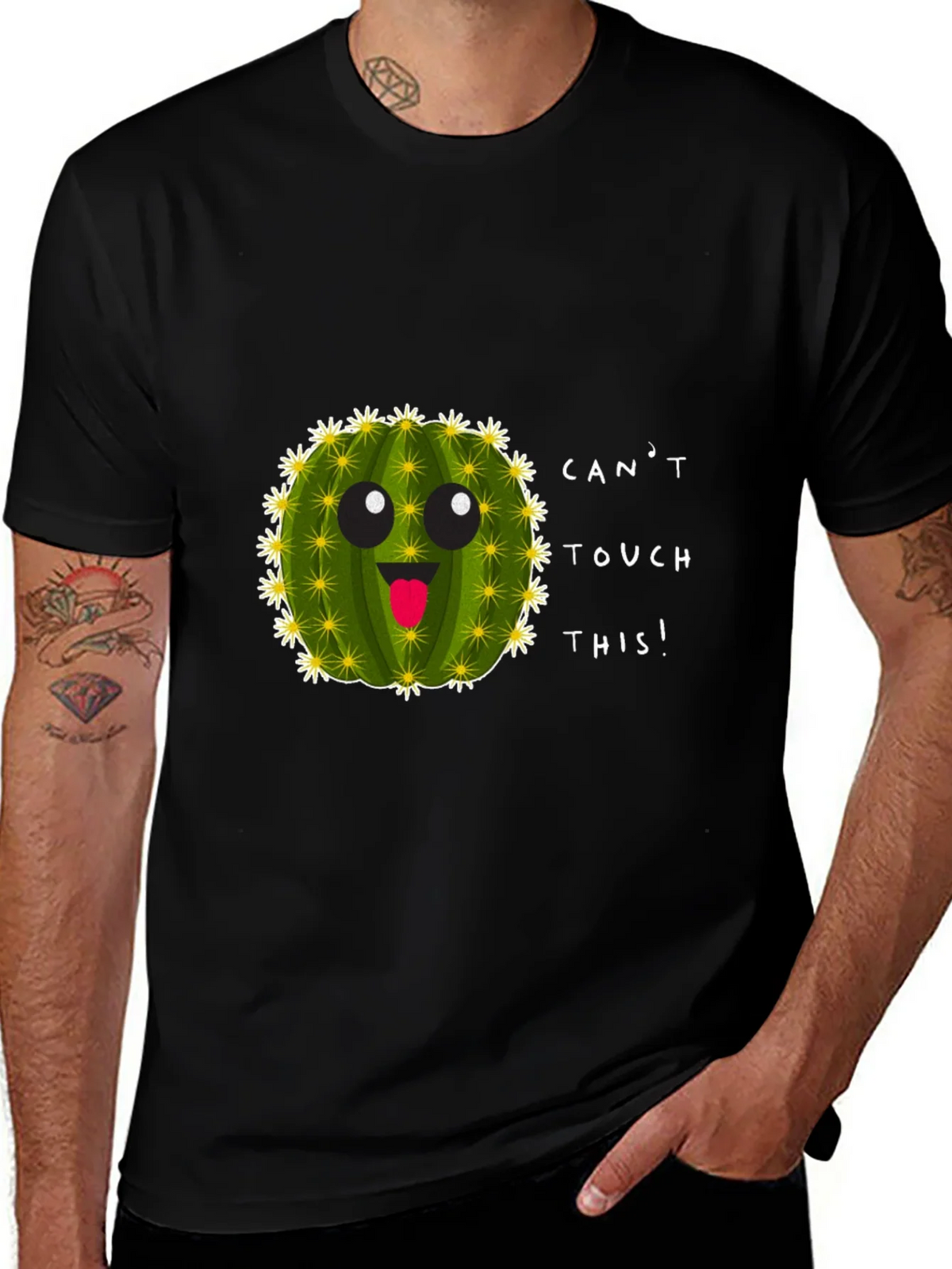 Cant Touch This Cactus Crewneck T-Shirt product image 1