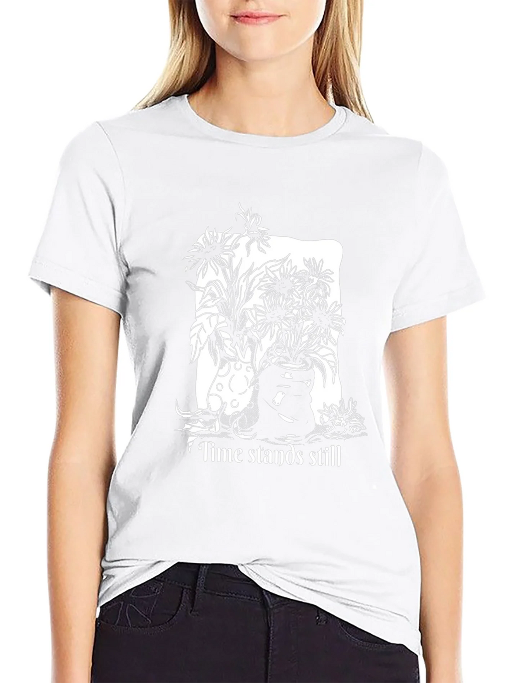 Time Stands Still Graphic Tee - Black product image 8