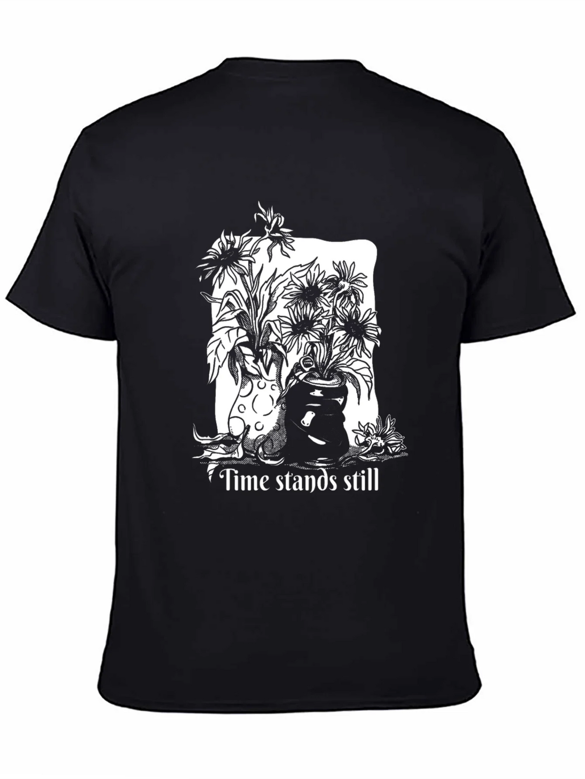 Time Stands Still Graphic Tee - Black product image 4