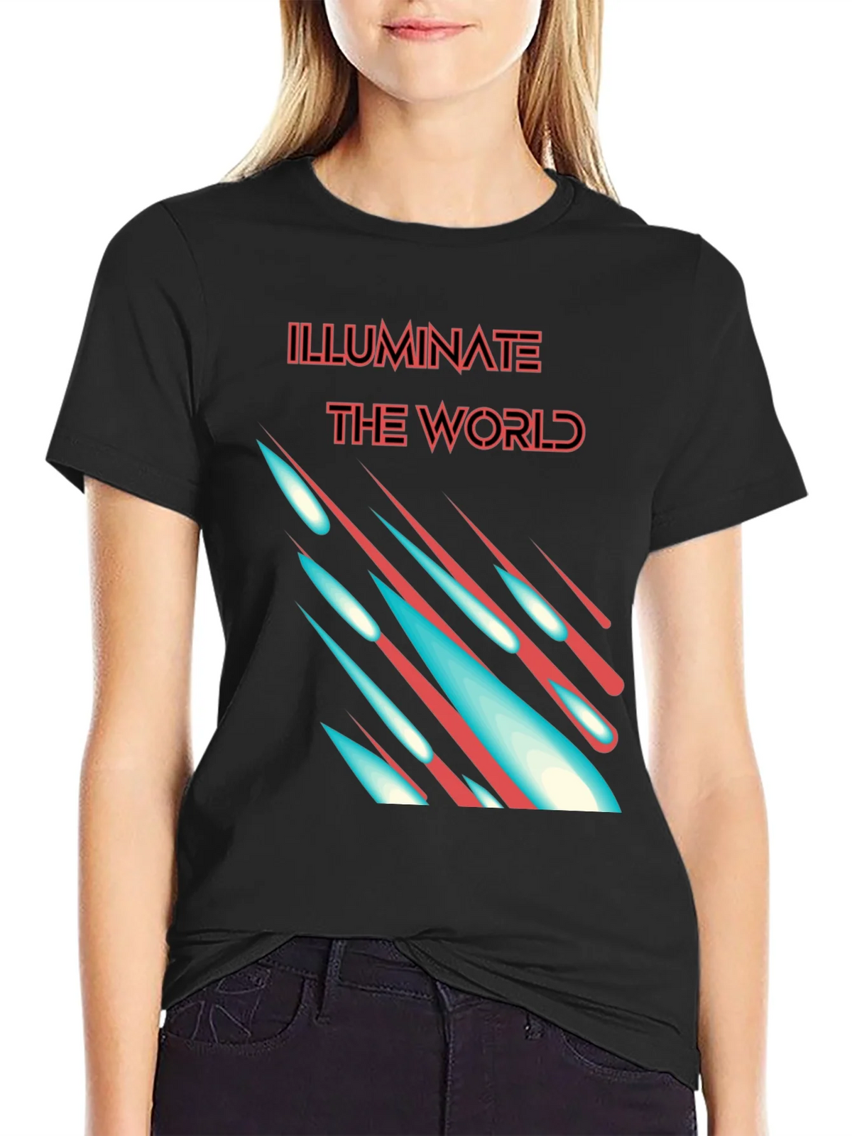 Illuminate the World Graphic T-Shirt product image 2