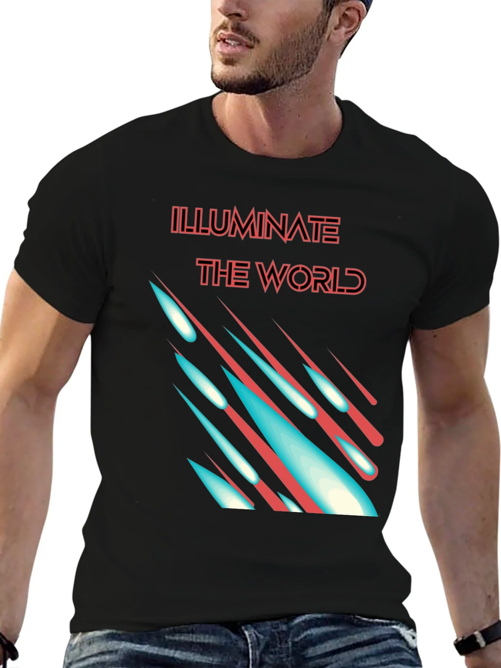 Illuminate the World Graphic T-Shirt product image 6
