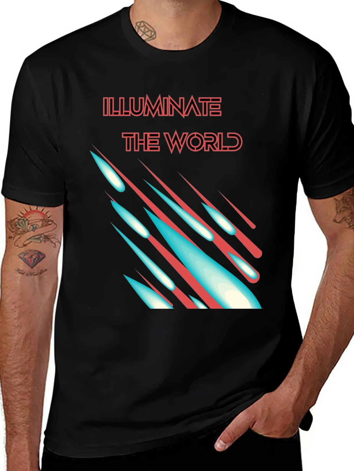 Illuminate the World Graphic T-Shirt product image 1
