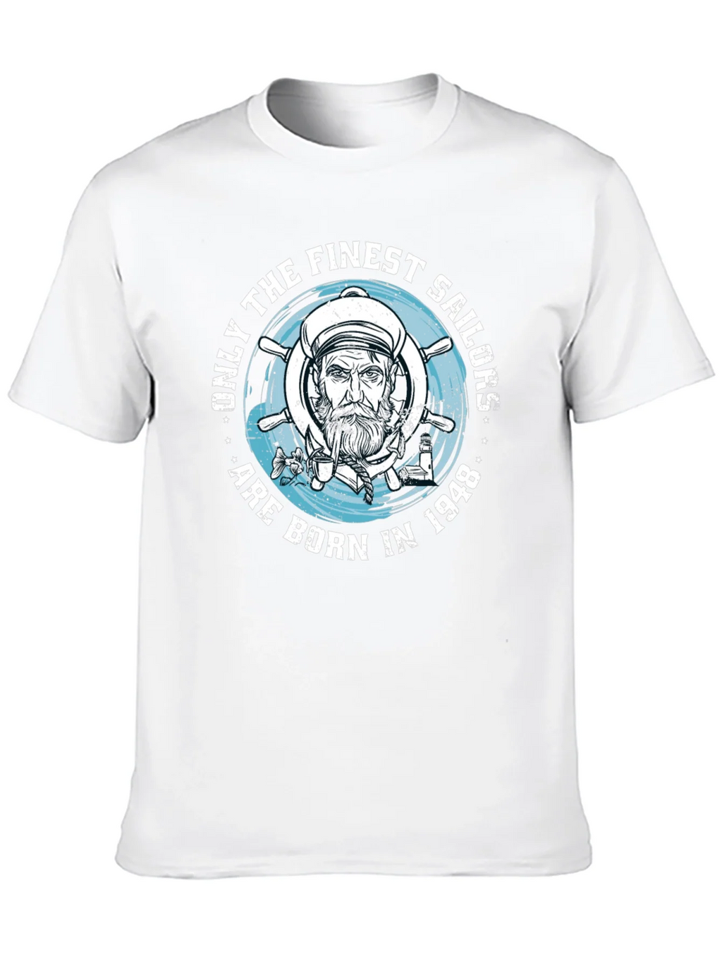 Finest Sailors Born in 1948 T-Shirt product image 2