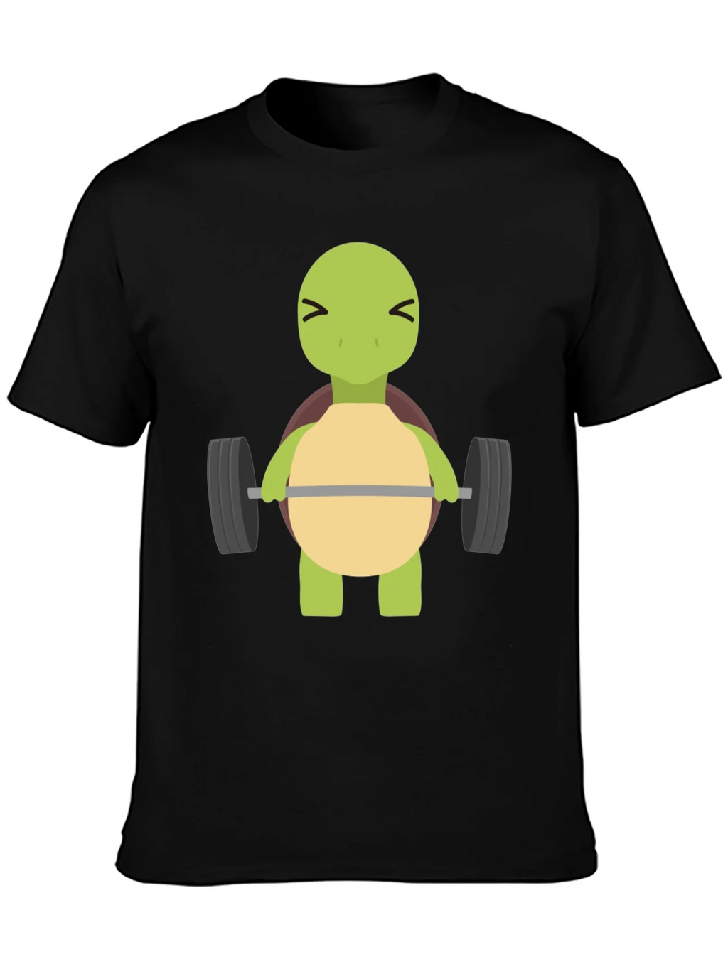 Turtle Lifting Weights T-Shirt - Funny Gym Tee product image 3