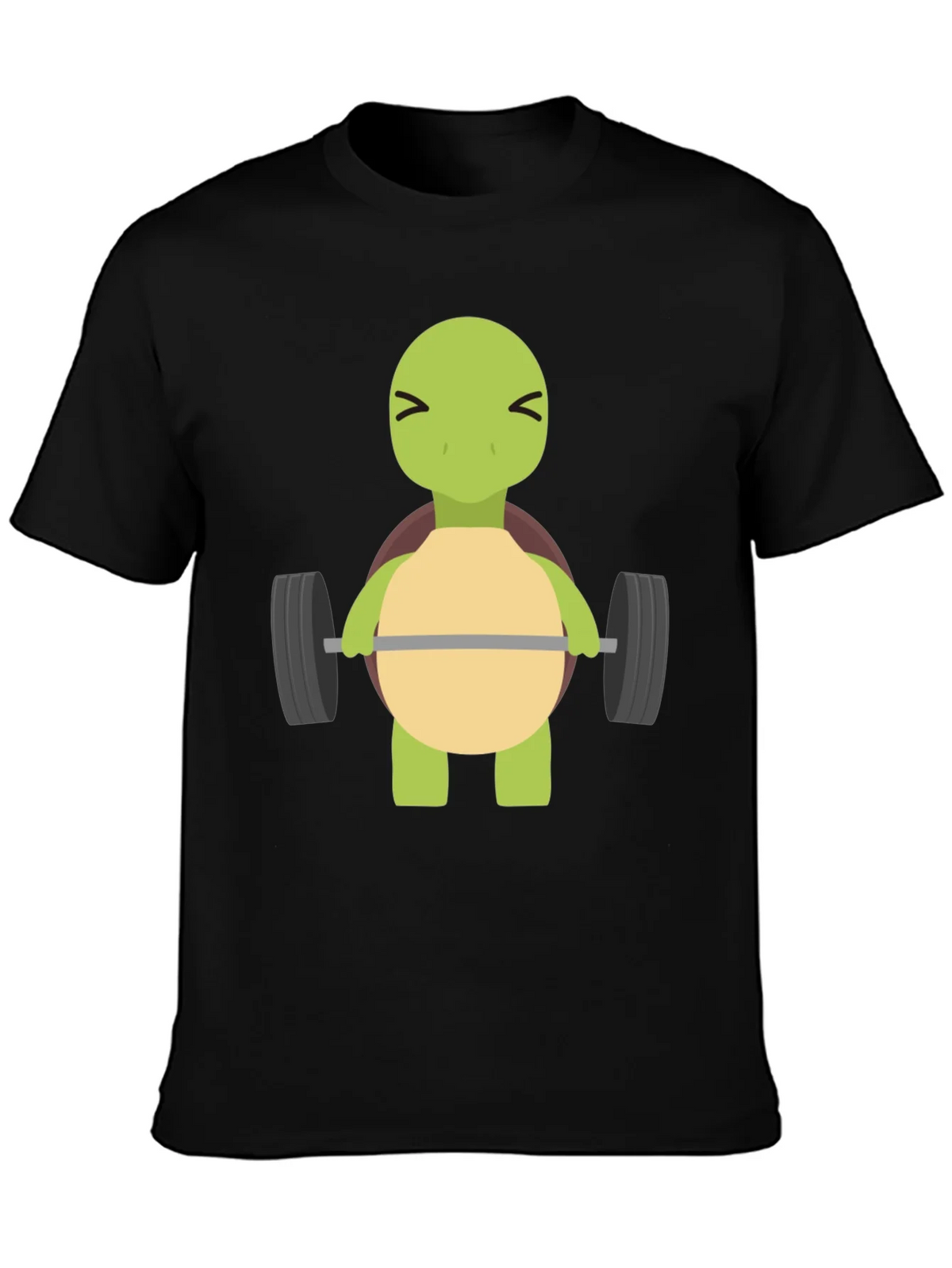 Turtle Lifting Weights T-Shirt - Funny Gym Tee product image 3