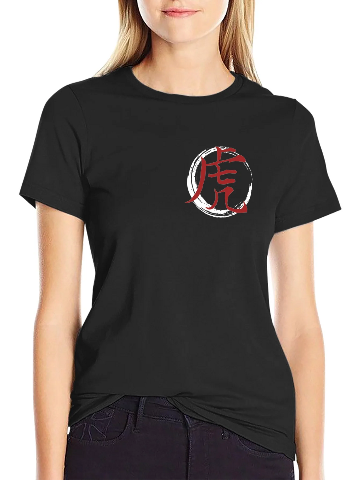 Black Tee with Japanese Symbol product image 2
