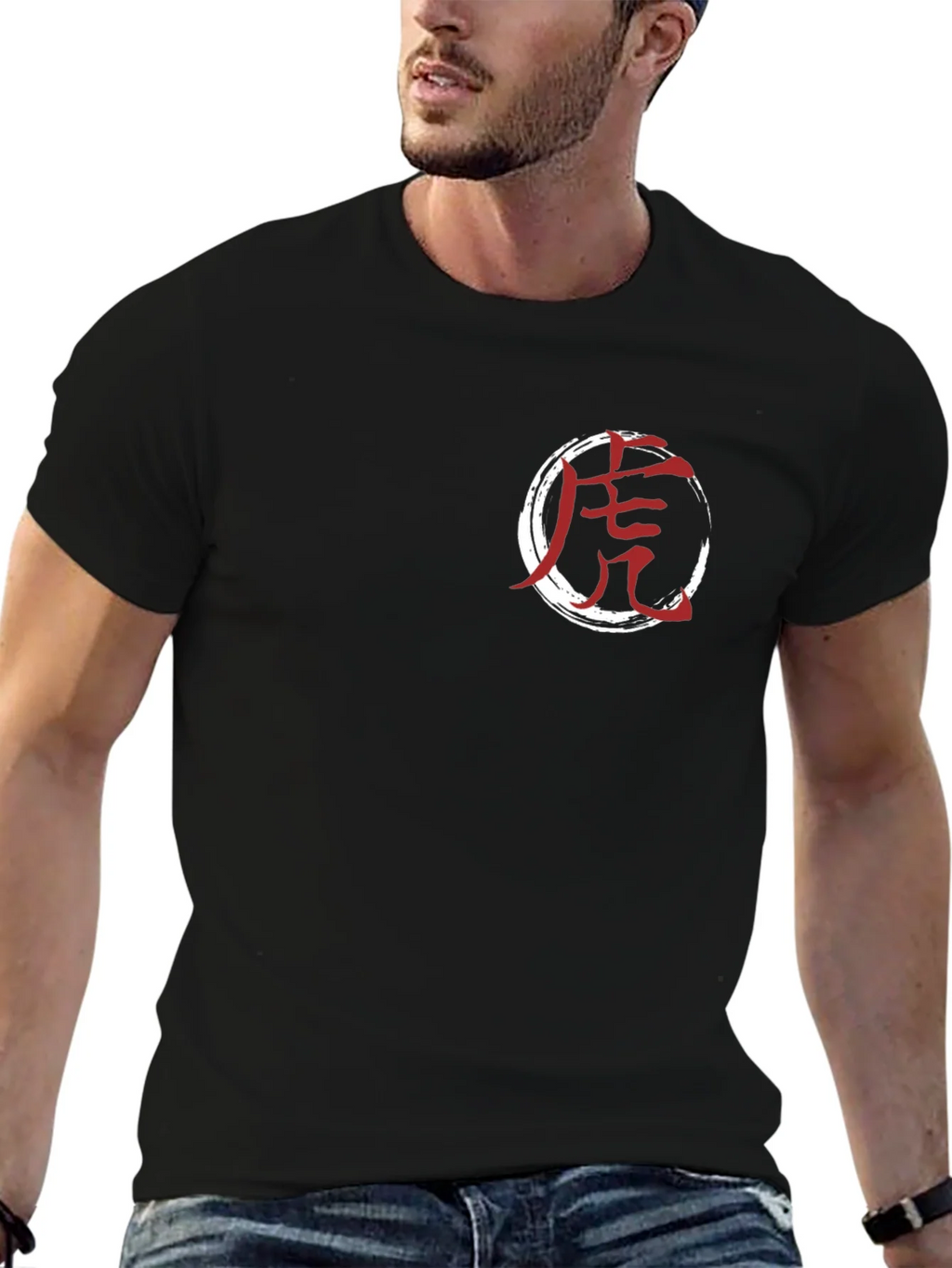 Black Tee with Japanese Symbol product image 6