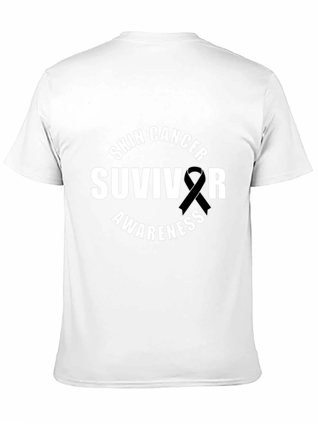 Skin Cancer Survivor Awareness Ribbon T-Shirt product image 9