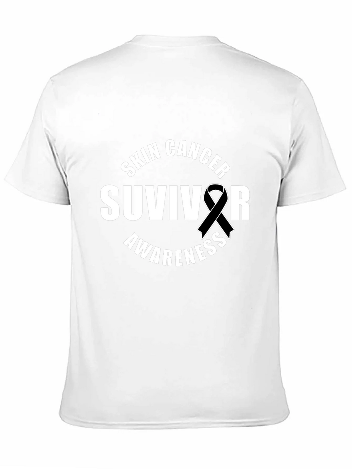 Skin Cancer Survivor Awareness Ribbon T-Shirt product image 9