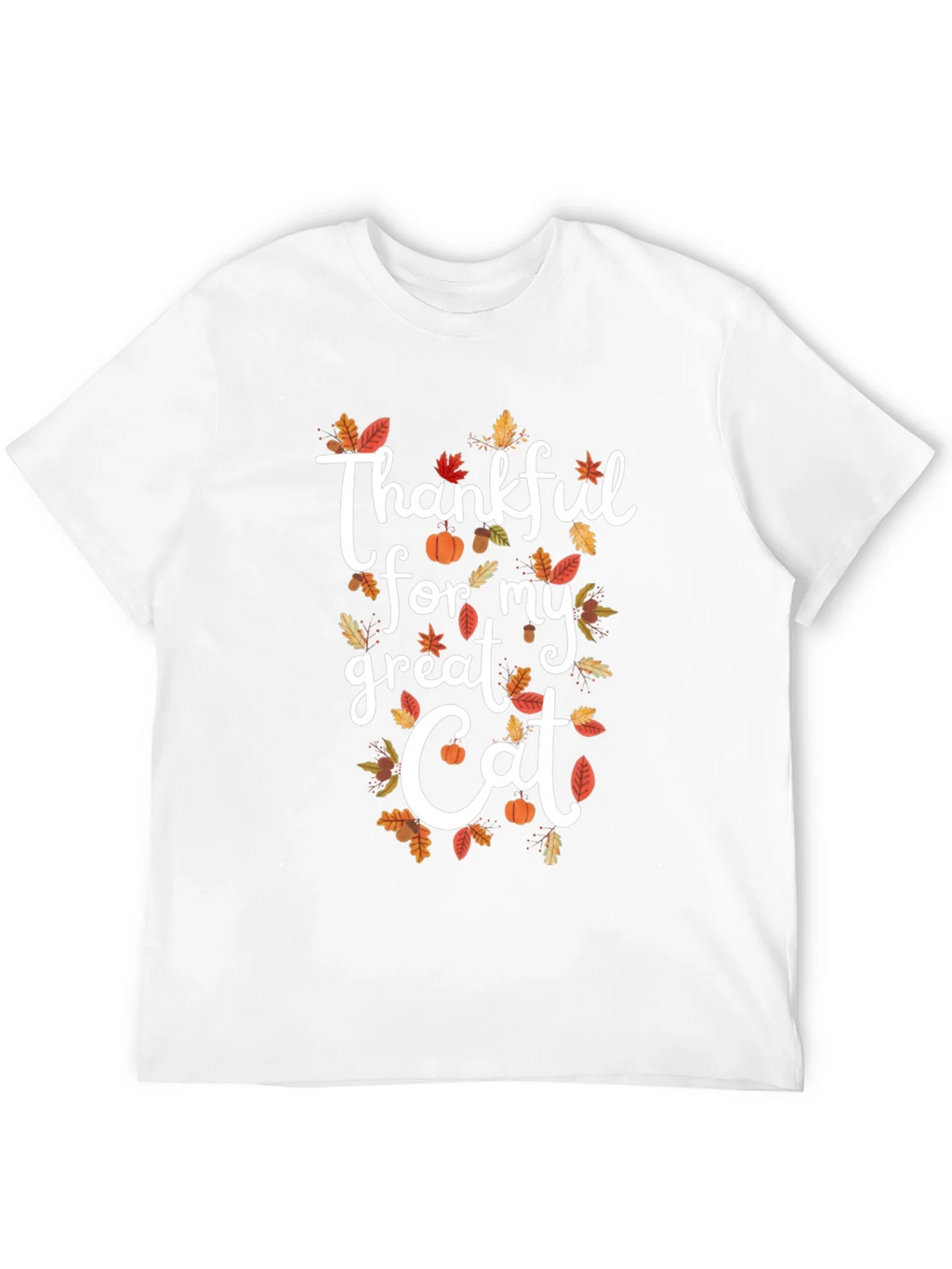 Thankful for my Great Cat Fall T-Shirt product image 11