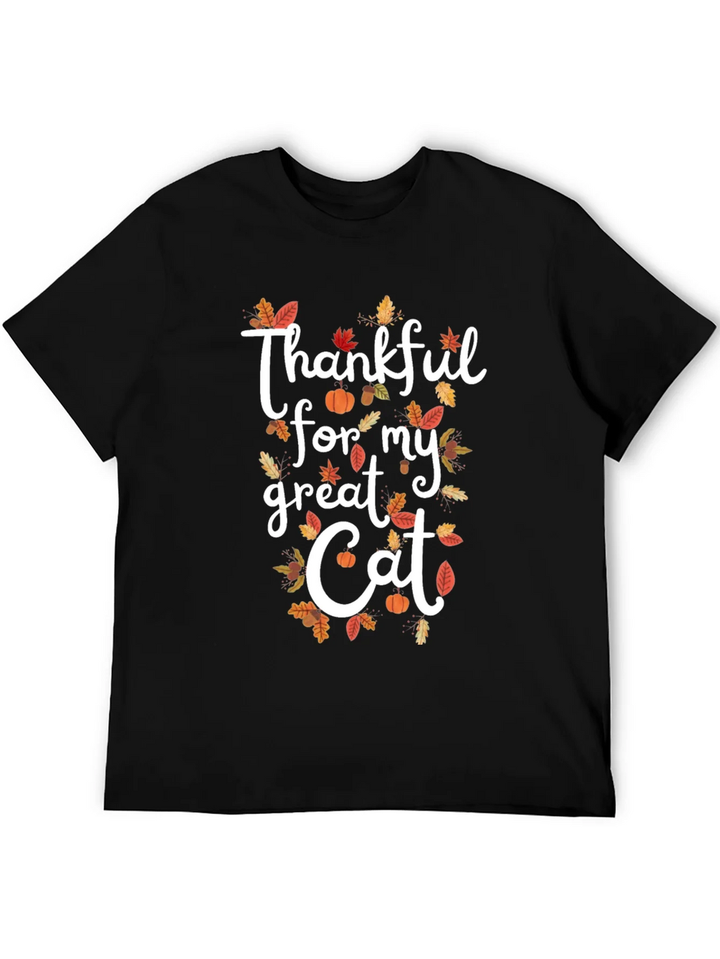 Thankful for my Great Cat Fall T-Shirt product image 5