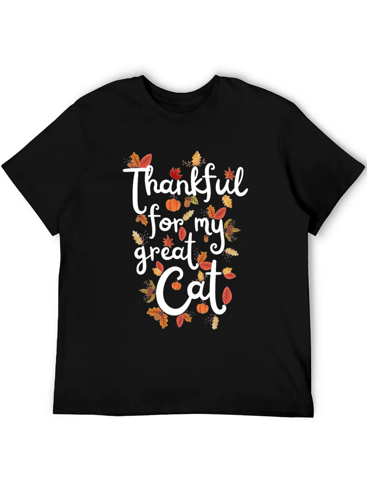 Thankful for my Great Cat Fall T-Shirt product image 5