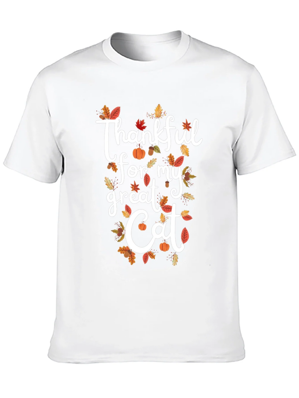 Thankful for my Great Cat Fall T-Shirt product image 9