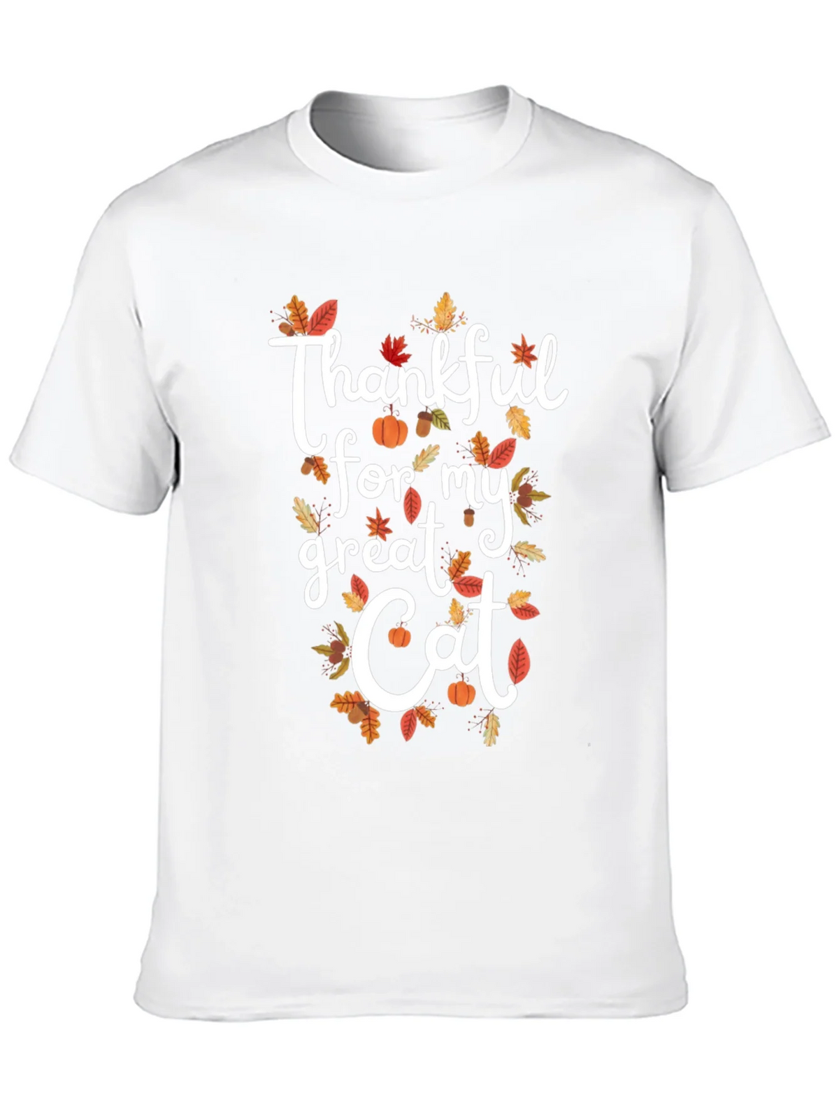 Thankful for my Great Cat Fall T-Shirt product image 9