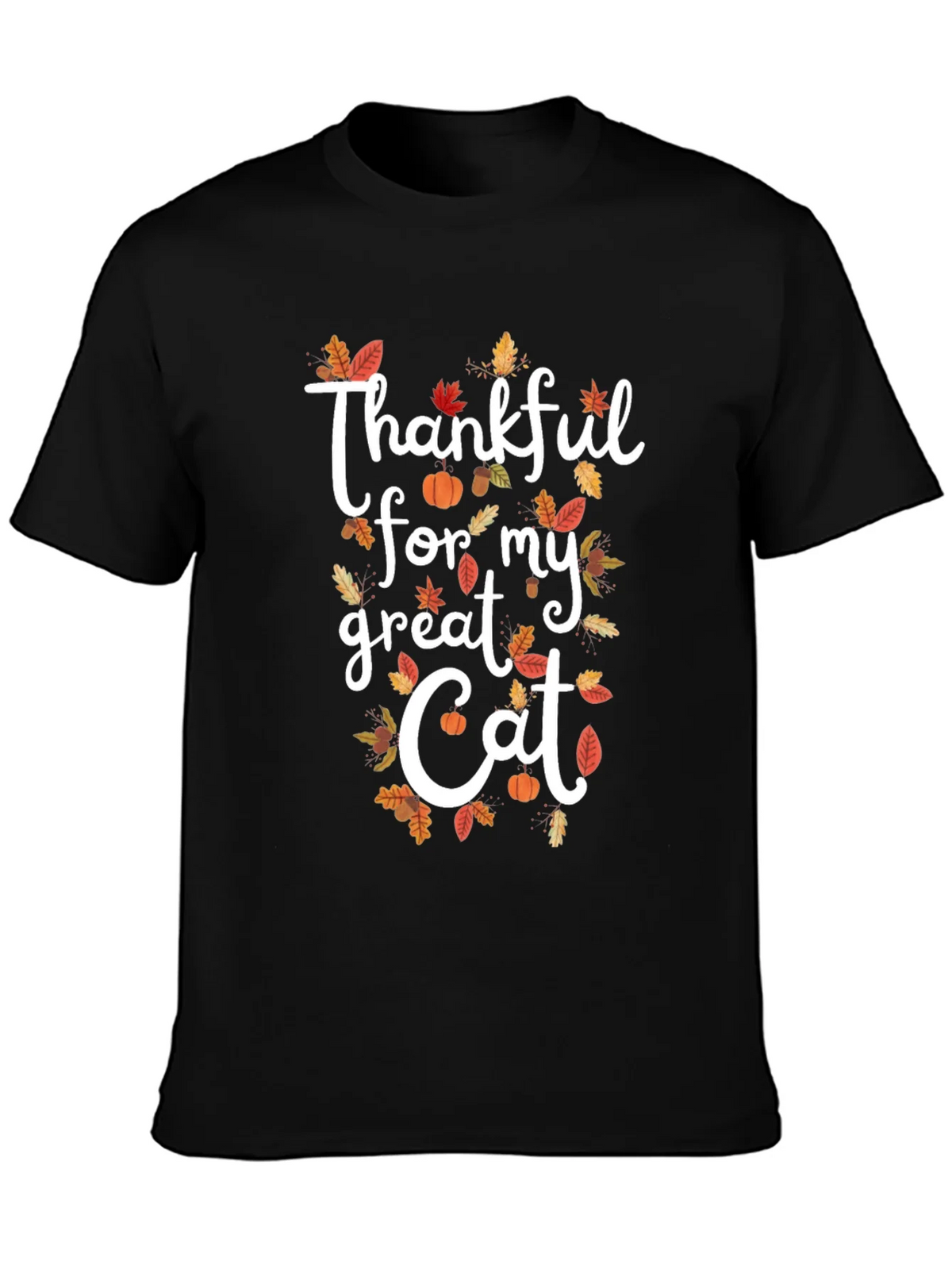 Thankful for my Great Cat Fall T-Shirt product image 3