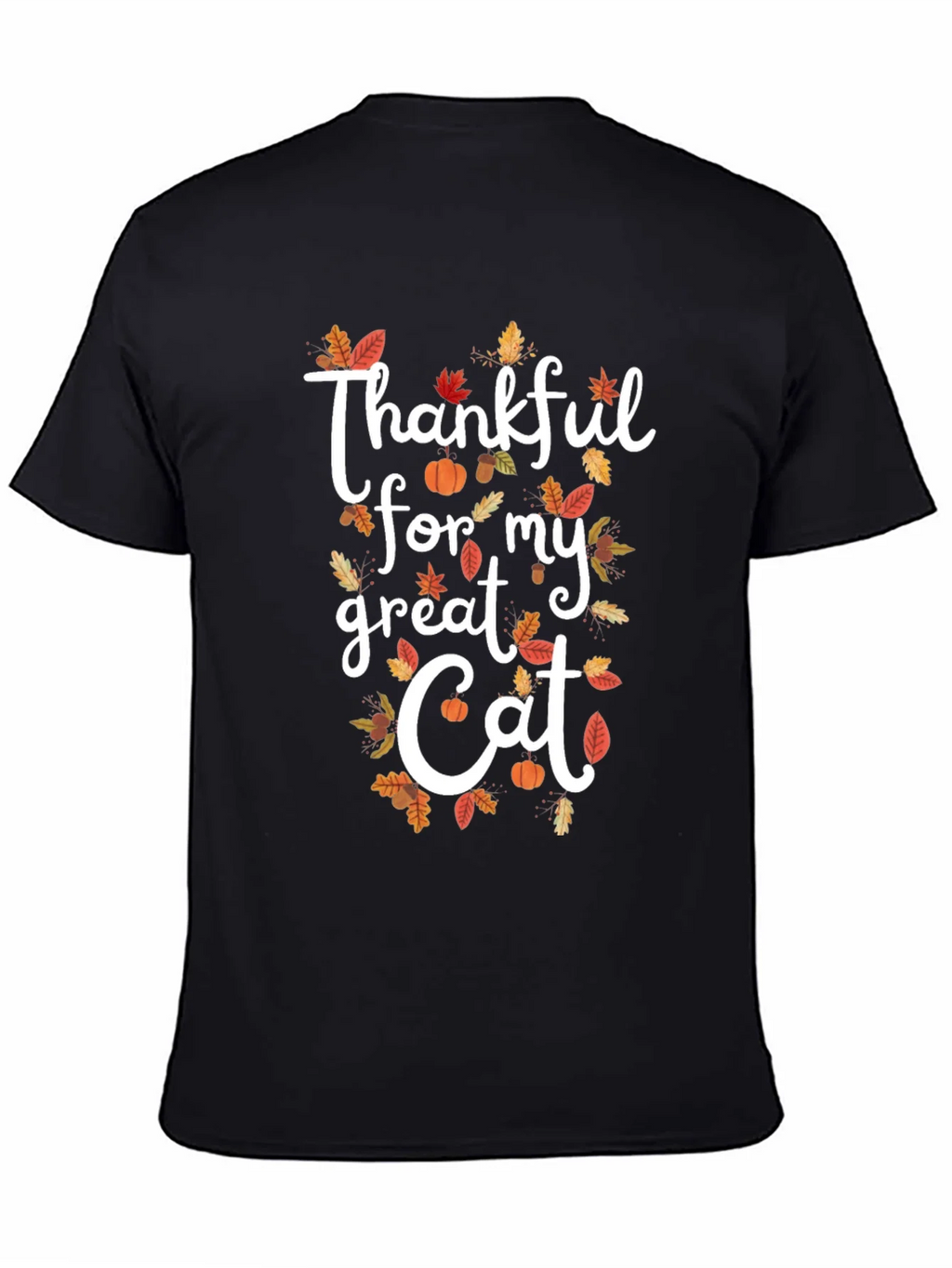 Thankful for my Great Cat Fall T-Shirt product image 4